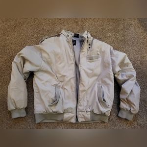 J Blair Adventures Club jacket. Beige color. Mens Large
